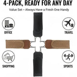 👖Buckle-Free Invisible Elastic Belt - Flat Adjustable Stretch Fit for Jeans & Pants