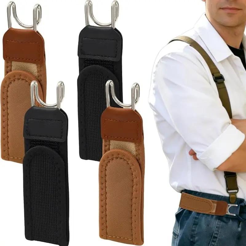 👖Buckle-Free Invisible Elastic Belt - Flat Adjustable Stretch Fit for Jeans & Pants
