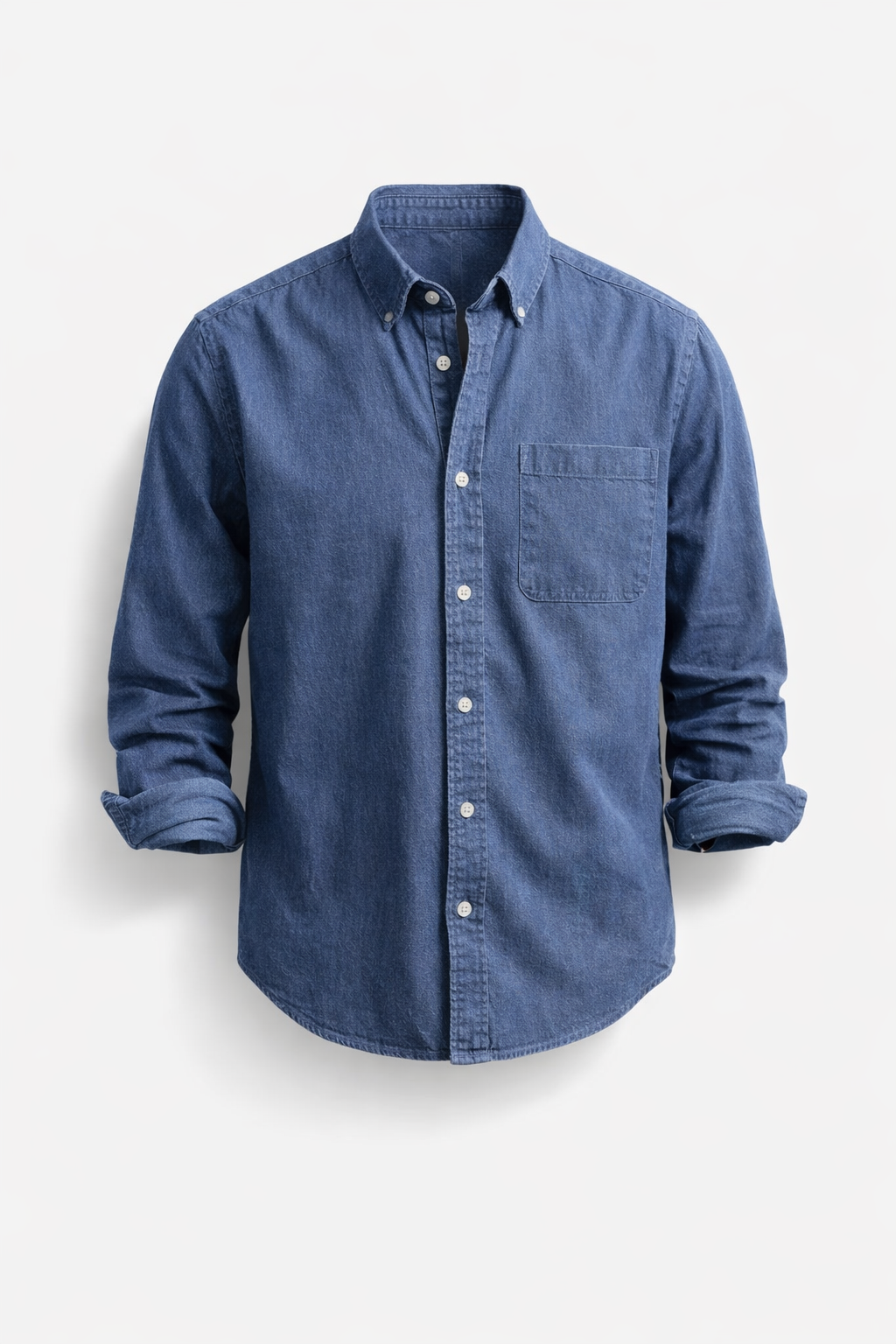 Men's Classic Long-Sleeve Button-Down Shirt