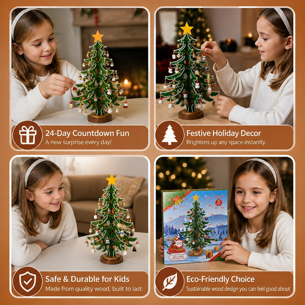 🎄 24-Day Mini Christmas Tree Advent Calendar