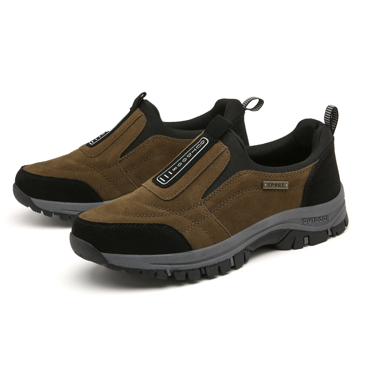 Unisex Slip-On Outdoor Walking Shoes with Treaded Sole - product view 14