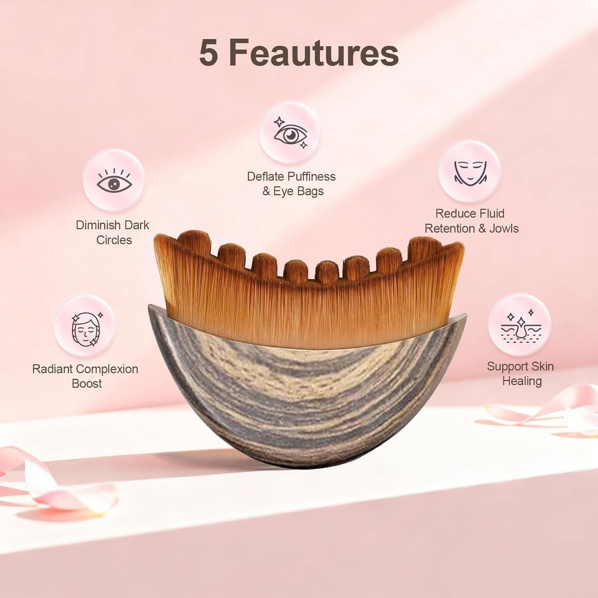 Lymphatic Drainage Face Brush - Lifting & Sculpting Tool
