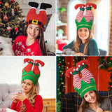 😂 Funny Santa Legs Holiday Hat