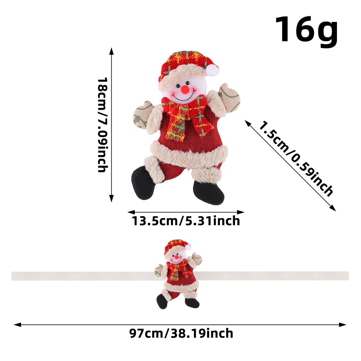 🎄 Christmas Character Curtain Tiebacks