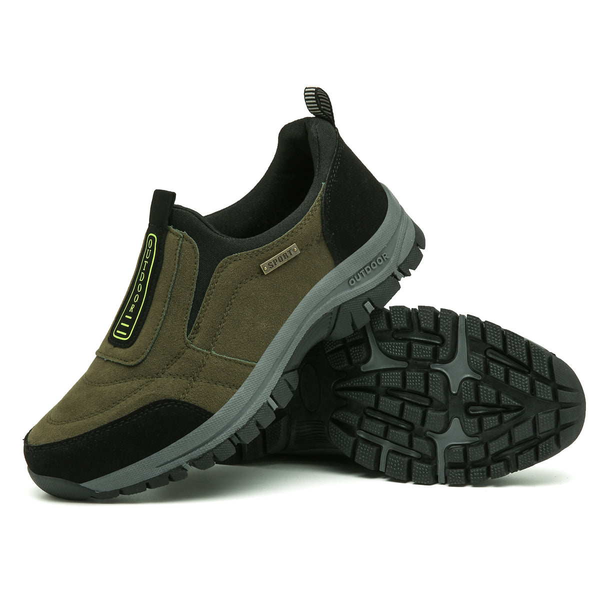 Unisex Slip-On Outdoor Walking Shoes with Treaded Sole - product view 15