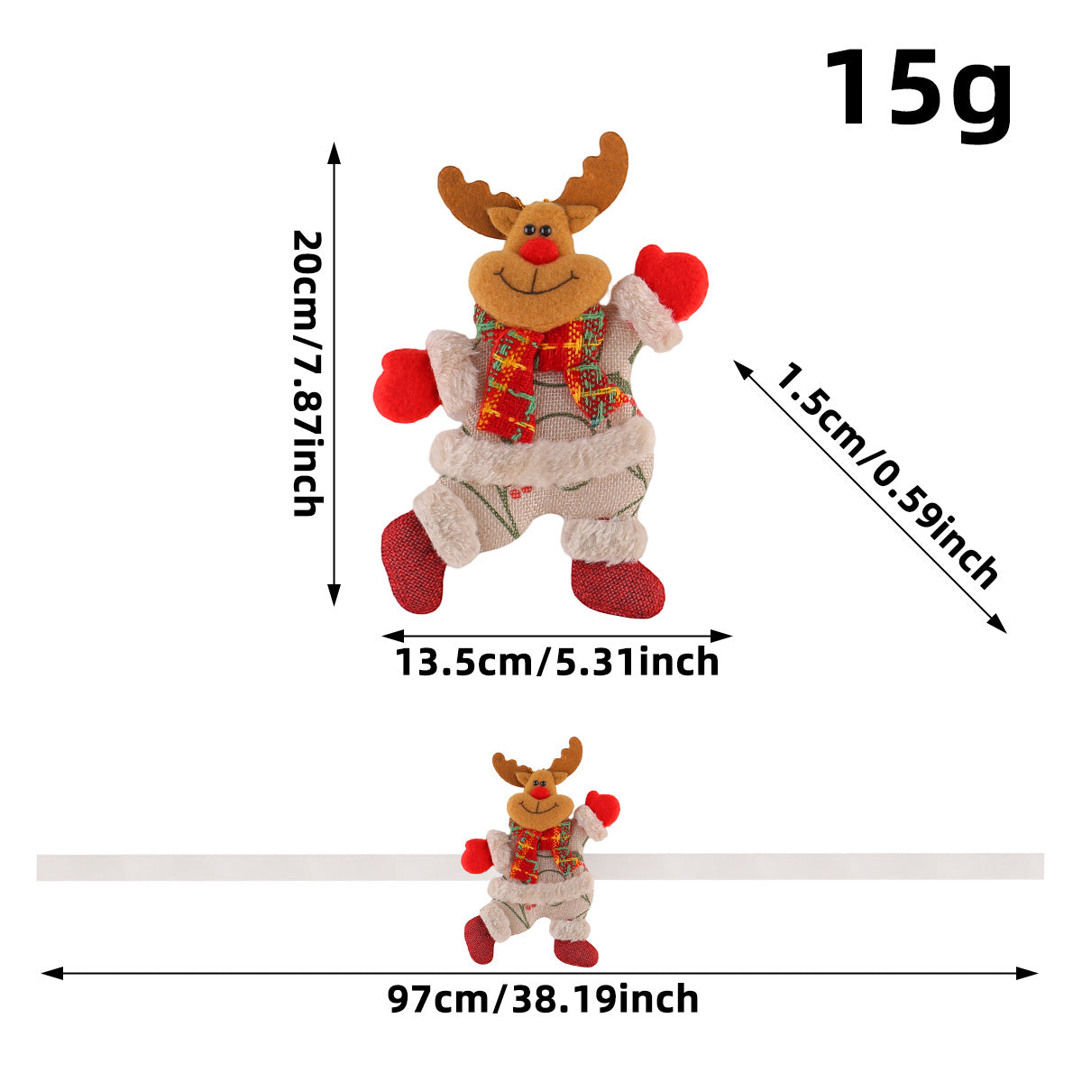 🎄 Christmas Character Curtain Tiebacks