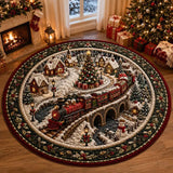 🎅 3D Santa Christmas Illusion Rug