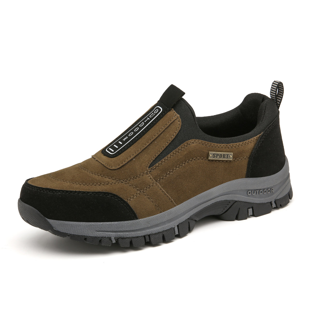 Unisex Slip-On Outdoor Walking Shoes with Treaded Sole - product view 5