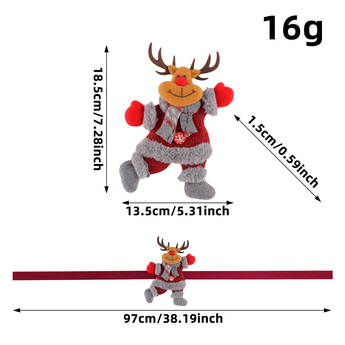 🎄 Christmas Character Curtain Tiebacks