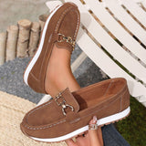 Comfortable Metal Slip-on Shoes