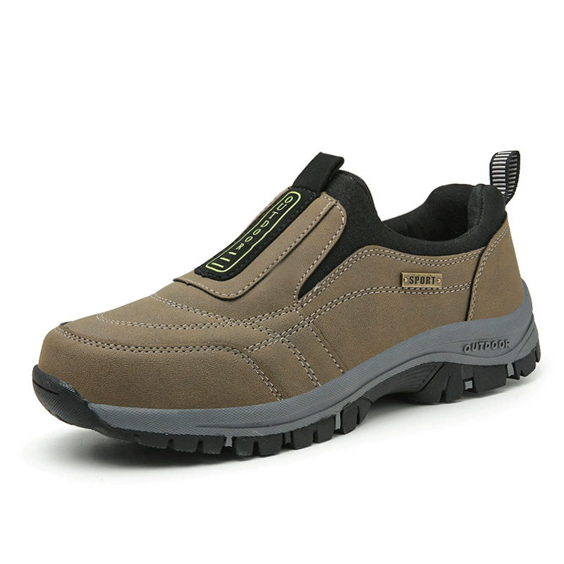 Unisex Slip-On Outdoor Walking Shoes with Treaded Sole - product view 3