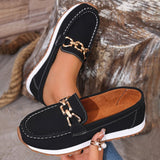 Comfortable Metal Slip-on Shoes