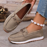 Comfortable Metal Slip-on Shoes