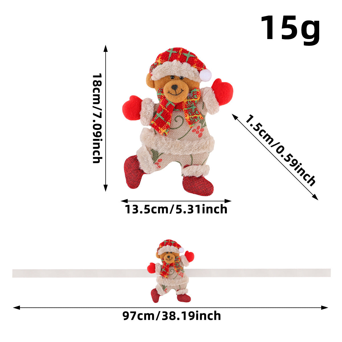 🎄 Christmas Character Curtain Tiebacks