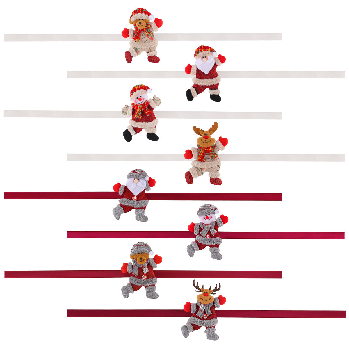 🎄 Christmas Character Curtain Tiebacks