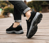 Unisex Slip-On Outdoor Walking Shoes with Treaded Sole - product view 6