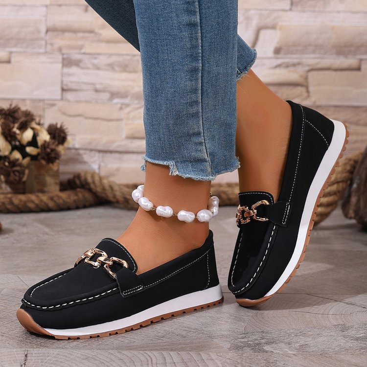 Comfortable Metal Slip-on Shoes
