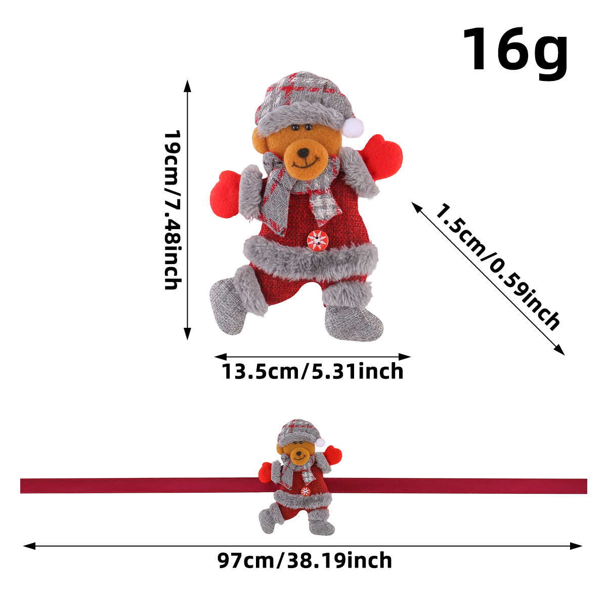🎄 Christmas Character Curtain Tiebacks
