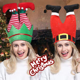 😂 Funny Santa Legs Holiday Hat