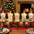 🎄 Christmas Snowfall Candle Night-Light
