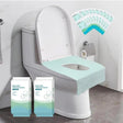 Extra-Large Waterproof Disposable Toilet Seat Covers - Non-Slip & Individually Wrapped