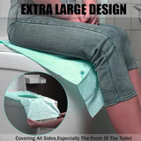 Extra-Large Waterproof Disposable Toilet Seat Covers - Non-Slip & Individually Wrapped