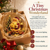 🎄🔮Light-Up Christmas Diorama Ornament – A Tiny Winter Wonderland🔮🎊