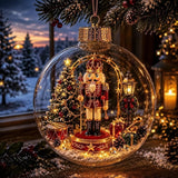 🎄🔮Light-Up Christmas Diorama Ornament – A Tiny Winter Wonderland🔮🎊