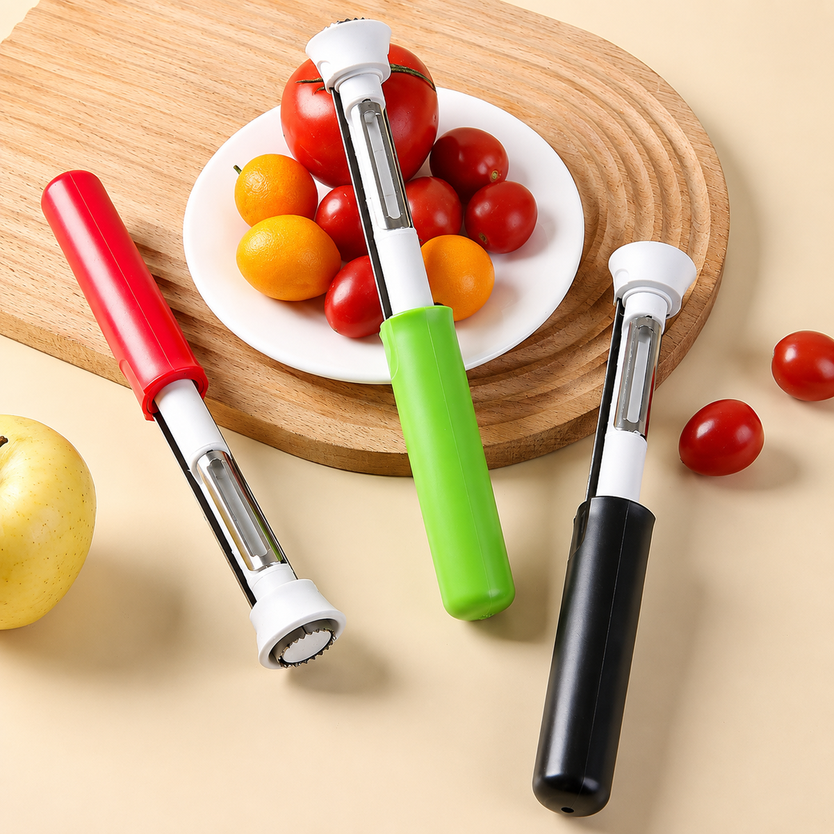 2-in-1 Stainless Steel Apple Peeler & Corer Tool - Effortless Fruit Prep