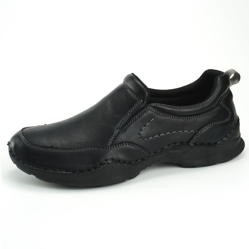 Men's Full-Grain Leather Slip-On Outdoor Casual Shoes