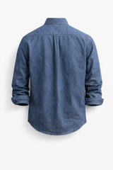 Men's Classic Long-Sleeve Button-Down Shirt