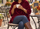 Veloura styled at an autumn cafe