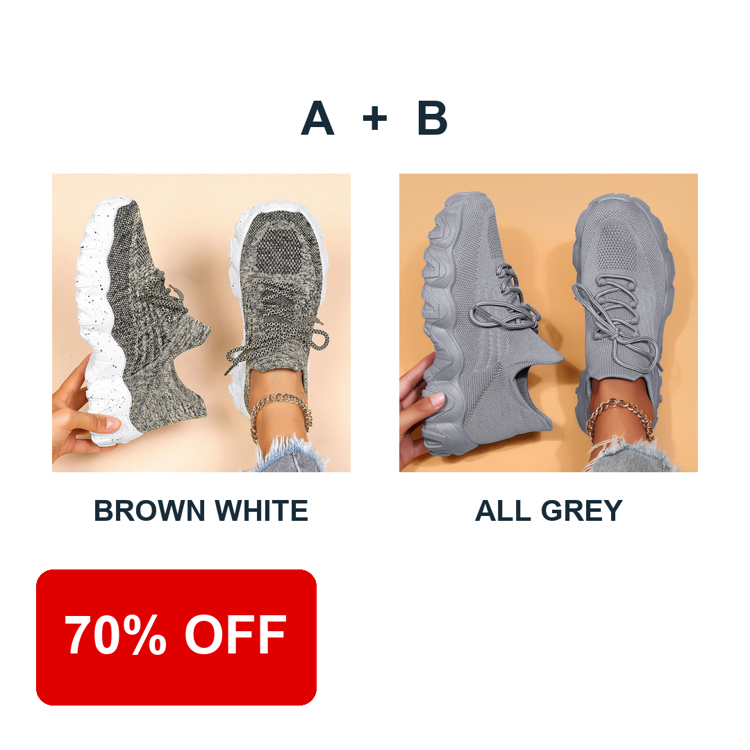 BROWN WHITE+ALL GREY two-set bundle, 70% OFF