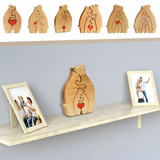 Personalized Wooden Bears Family Puzzle - Engrave yours today!