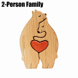 Personalized Wooden Bears Family Puzzle - Engrave yours today!