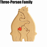 Personalized Wooden Bears Family Puzzle - Engrave yours today!