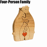 Personalized Wooden Bears Family Puzzle - Engrave yours today!