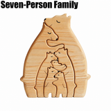 Personalized Wooden Bears Family Puzzle - Engrave yours today!