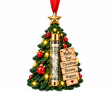 Christmas tree cash holder ornament