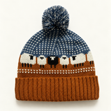 Outbreak Night Sheep Fair Isle Pom-Pom Beanie
