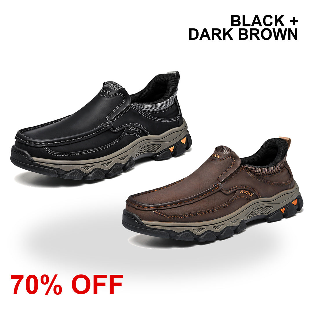 Black + Dark Brown two-pair bundle, 70% OFF