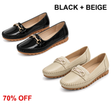 Black and Beige two-pair loafer bundle