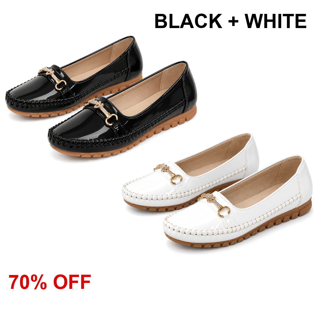 Black and White two-pair loafer bundle