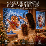 🎄 3D Crystal Christmas Window Decal