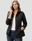 Women's Lightweight Quilted Button-Front Jacket