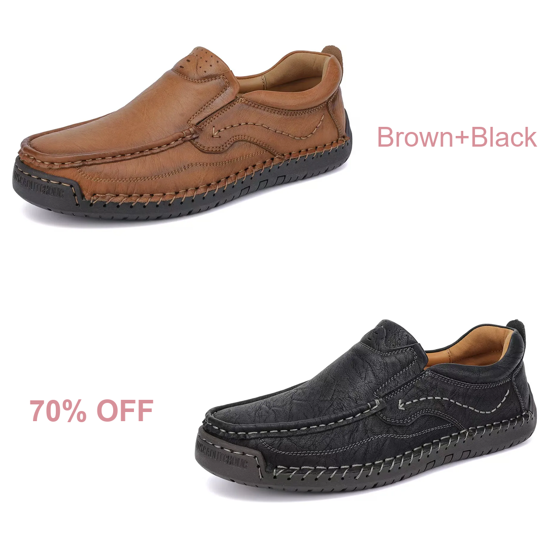 Men’s Full Grain Leather Orthopedic Loafers
