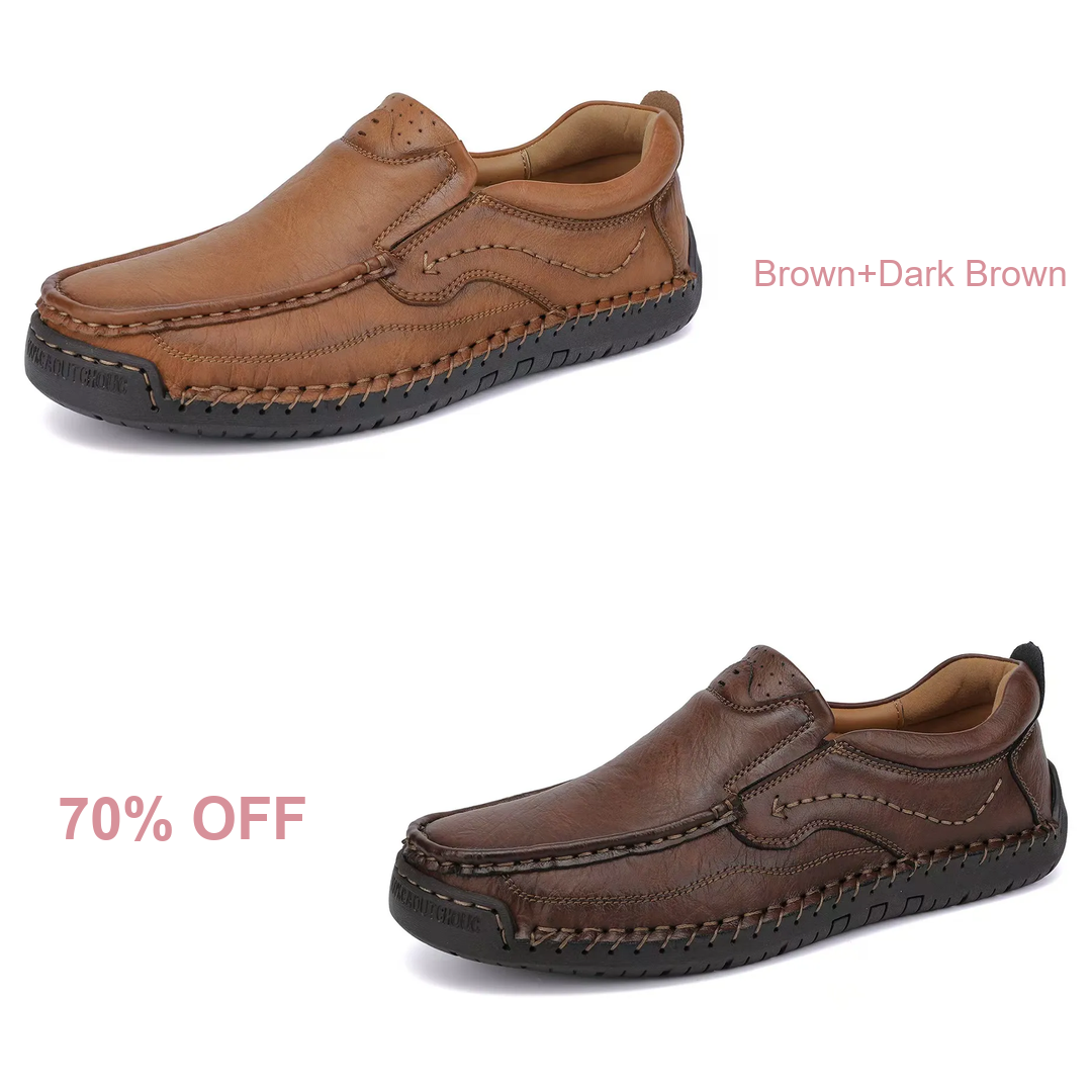 Men’s Full Grain Leather Orthopedic Loafers