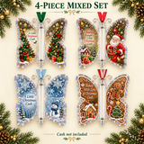 🦋 Christmas Butterfly Cash Gift Ornament