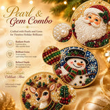 🎁🎄DIY Diamond Painting Christmas Ornaments Kit - Holiday Home Decor (6/12 Pcs)