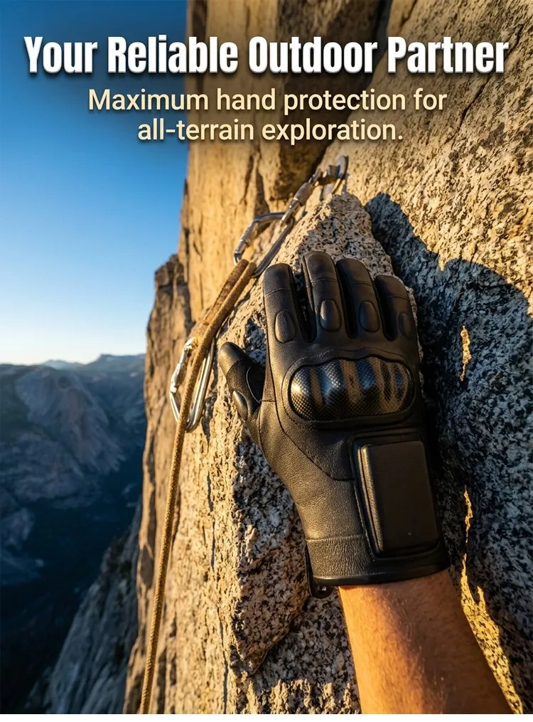Touchscreen Outdoor Anti-Slip Protective Gloves